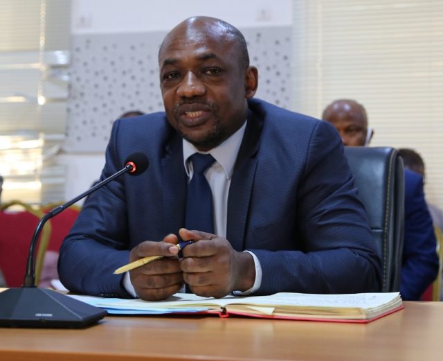 Lanciné Condé, ministre de l'Economie et des Finances