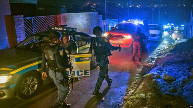 fusillade en Afrique du Sud