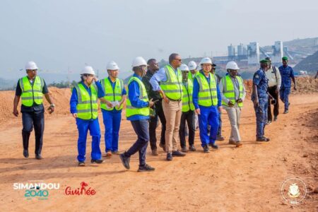 Visite du site du projet Amaria par le Ministre de l’Énergie avant la reprise officielle des travaux.